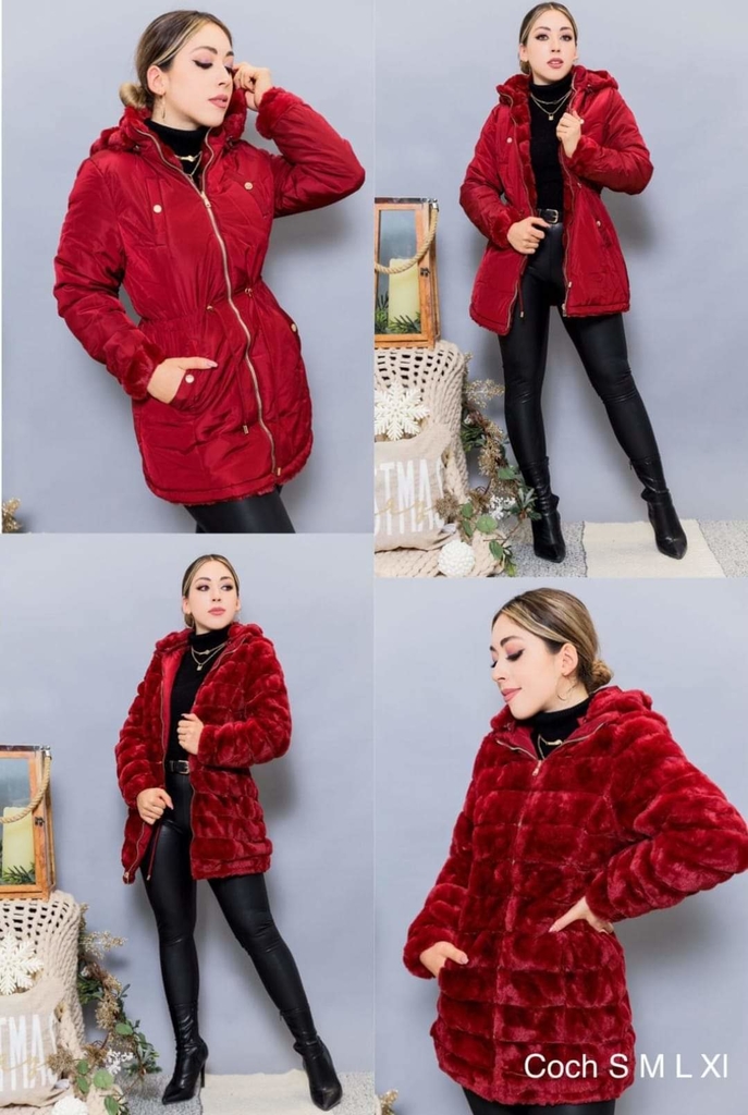 Chamarra Doble Vista Peluche