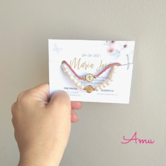 Juego pulseras perla y madreperla (10pz) - comprar en línea