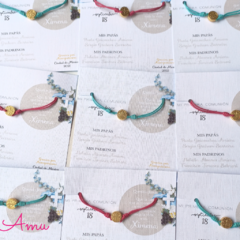 Pulsera San Benito o Cruz Hilo (10pz) - AMU Regalos