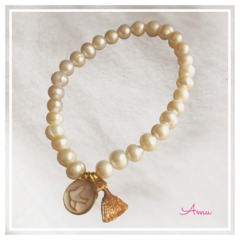 Pulsera perla grande (10pz)