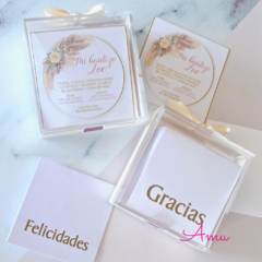 Cajas de Acrílico y Tarjetas (10cajas)