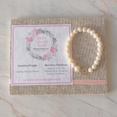 Pulsera perla grande (10pz)