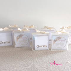 Cajas de Acrílico y Tarjetas (10cajas) - AMU Regalos