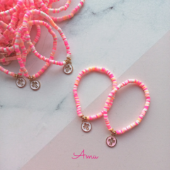 Pulsera Confeti Medalla Esmaltada (10pz) - tienda en línea