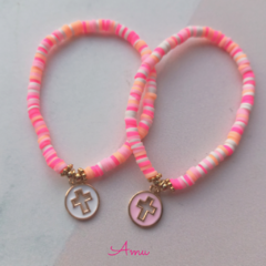Pulsera Confeti Medalla Esmaltada (10pz) (copia) (copia) en internet