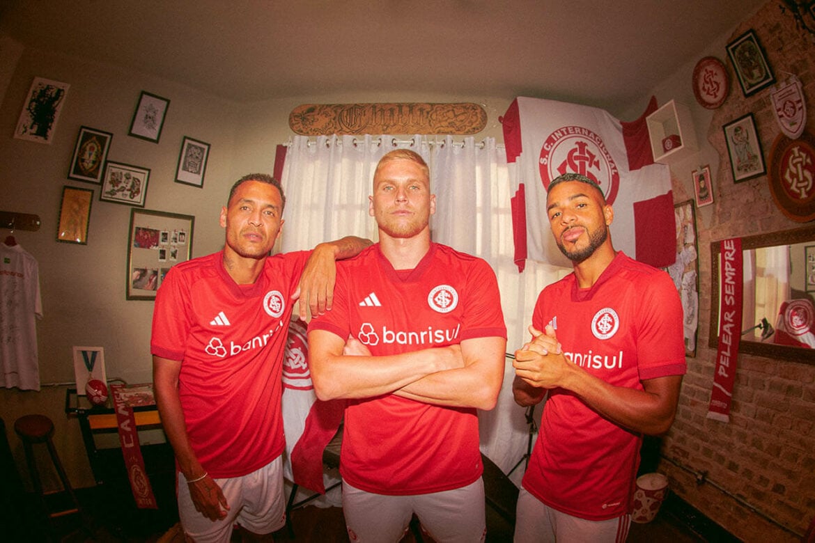 Camisa Adidas Internacional 2023/2024 I Vermelha Sem Número