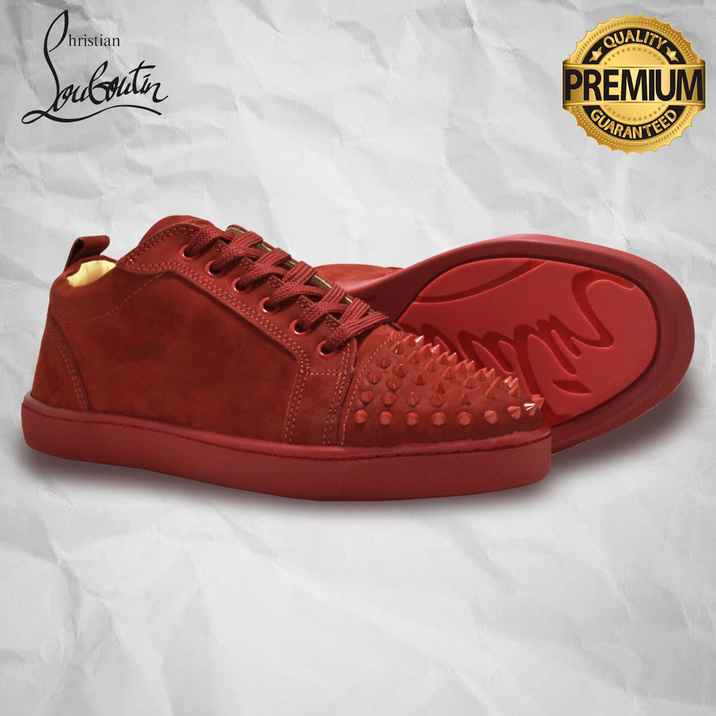 Tênis Christian Louboutin Louis Flat Holografico Spikes Masculino Original  - FJK11 | Etiqueta Única