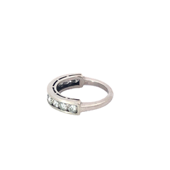 Anillo medio sin fin oro 18 kt y 1.20 ct brillantes - comprar online