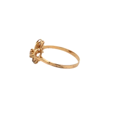 Anillo Oro 18 Kilates Rubí y Zafiros Blancos en internet