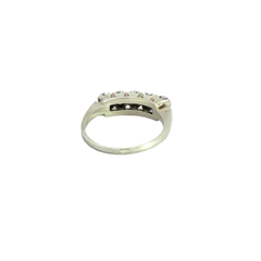 Anillo Cintillo Oro 18 Kt y Brillantes en internet