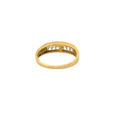 Anillo De Oro 18 Kt Y Zafiros Blancos - comprar online