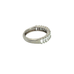 Anillo Medio Sin Fín Oro 18 Kt 1.8 Ct Brillantes Certificado - comprar online