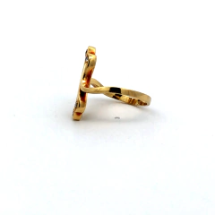 Anillo moderno de oro 18 kt y brillantes H. Stern - Joyería Alvear