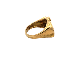 Modern Solid 18kt Gold Lady Ring Elephants on internet