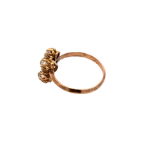 Antiguo Anillo de Oro 18 Kilates y Brillantes - comprar online