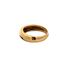 Anillo Oro 18 Kt Zafiros Azules Y Blancos - Joyería Alvear