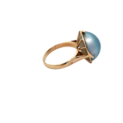 Anillo perla de color natural - Joyería Alvear