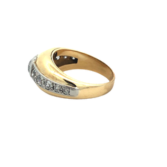 Anillo Hombre Oro 18kt Platino Y Brillantes 1.92 Ct Europeo - comprar online