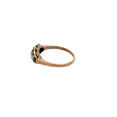 Beautiful 18-karat platinum 950 gold and diamonds and sapphires band ring - buy online
