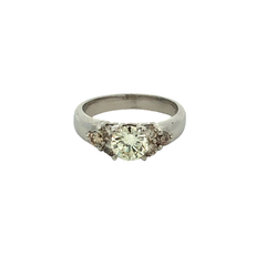 Valuable 950 Platinum Ring And 1.26 Ct Of Diamonds