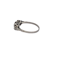 Anillo Tricillo Platino 950 Y 0.80 Ct Brillantes - Joyería Alvear