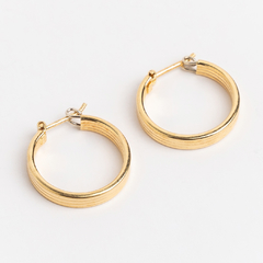 18 kt gold hoop earrings - buy online
