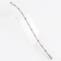 18 kt gold and diamond bracelet