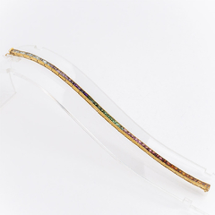 Pulsera H. Stern brazalete Tennis oro 18 kt y Gemas naturales