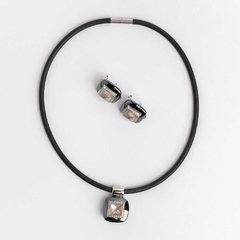 Collar gargantilla moderno oro 18 kt y brillantes - tienda online