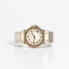 Classic Watch Cartier Santos Man Automatic Steel And Gold - buy online