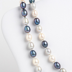 Conjunto 4 en 1 - Tres Collares y Pulsera Perlas Naturales - comprar online