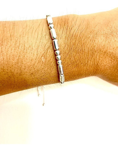 Pulsera Bolitas De Plata 925 - Joyería Alvear
