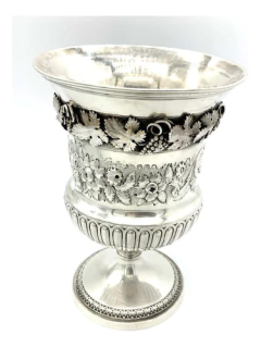 Antiguo Cáliz Copón Plata Inglesa Londres 1870 en internet