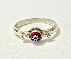 Anillo Plata 925 Y Micro Mosaico - Joyería Alvear