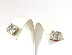 Aros Solitarios De Plata 925 Y Zafiros - comprar online