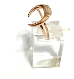 Original Anillo Plata 925 Baño 18 Zafiros Blancos Alvear.ar - Joyería Alvear