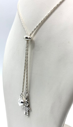 Hermosa Cadena Corbatero Dije Niño Plata 925 Alvear.ar - buy online