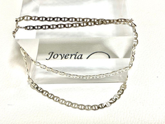 Conjunto Cadena Y Pulsera Plata 925 Italiana Unisex - buy online