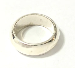 Large 925 silver unisex ring - online store