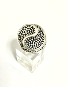 Beautiful modern ring made of inflated 925 silver - buy online