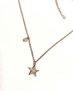 Cadena Gargantilla Plata 925 Oro Rose 18 Kt Alvear.ar on internet
