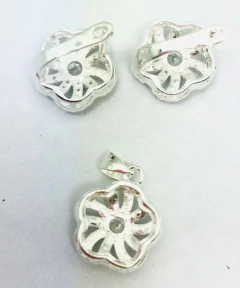 925 SILVER EARRINGS AND PENDANT SET on internet
