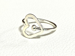 Anillo Corazón Plata 925 - Joyería Alvear