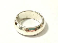 Large 925 silver unisex ring - buy online