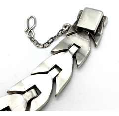 Image of Hermosa Pulsera Plata 900 Belgiorno Alvear.ar