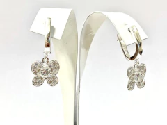 Bellisimos Aros Colgantes Mariposa Plata 925 Zafiros en internet