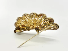 Hermoso Prendedor Plata Vermeil Filigrana Alvear.ar - Joyería Alvear