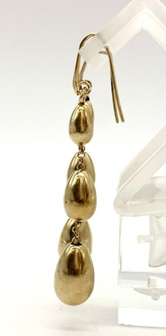Exclusivos Aros Colgantes Plata 925 Baño Oro 18 Kt - comprar online