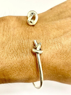 Pulsera Esclava Lazo Plata 925 - Joyería Alvear