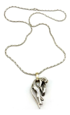 Cadena Y Dije Pantera Mod. Cartier Plata Y Oro 18 Kt - buy online